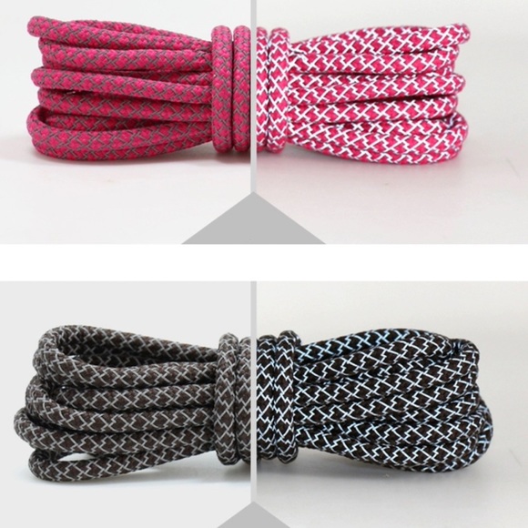 CUSTOM 3M Reflective Rope Laces 47" - Picture 3 of 8